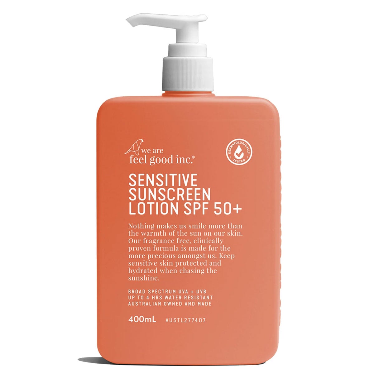 We Are Feel Good Inc. Sensitive Sunscreen Lotion SPF50 400ml