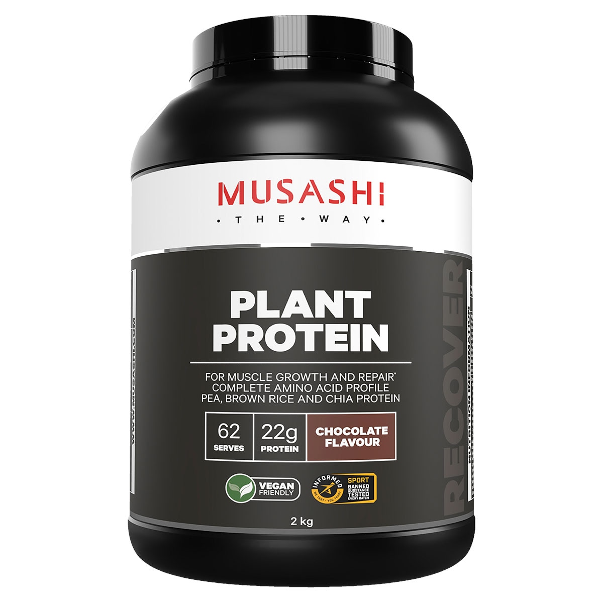Musashi Plant Protein Powder Chocolate 2kg