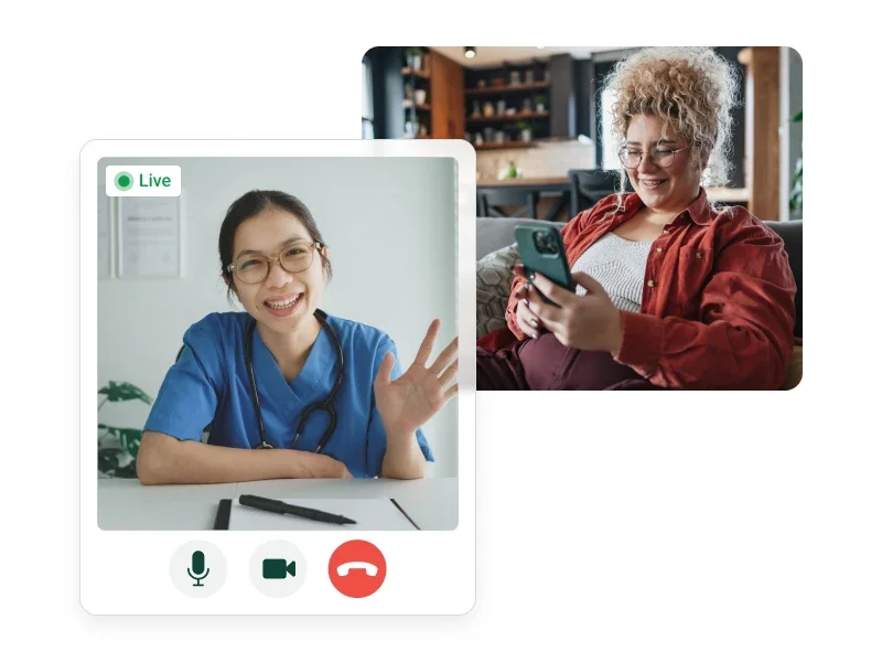 Monthly telehealth consults